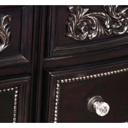 B1660 - Bankston : Tủ Ngang 12 Ngăn Kéo Và Khung Gương